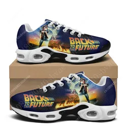 Back To The Future Delorean Air Cushion Sneakers Mens Womens Teenager Lightweight Sports shoes Custom Leisure Mesh Sneaker
