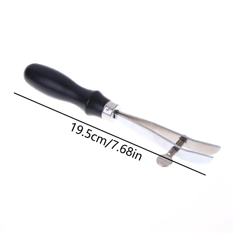 Wooden Handle Leather Creaser Width Adjustable Leather Edger Leather Working Tool For Belts Wallets Bags Saddles