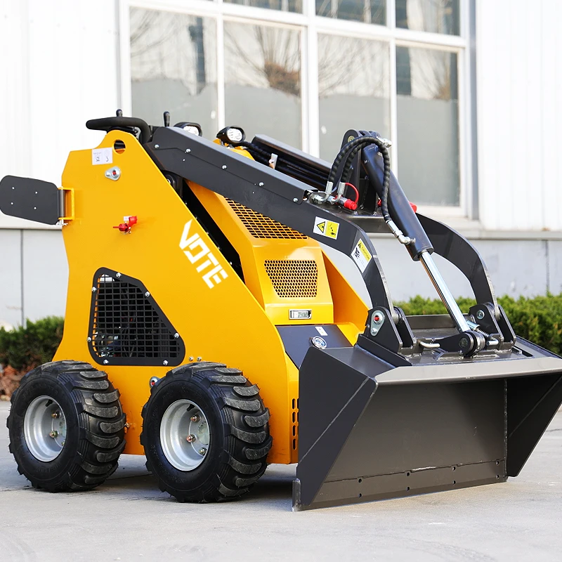 Free Shipping Cheap Mini Skid Steer Loader EPA Wheel Loader Multifunctional Farm Used mini loader skid steer customized