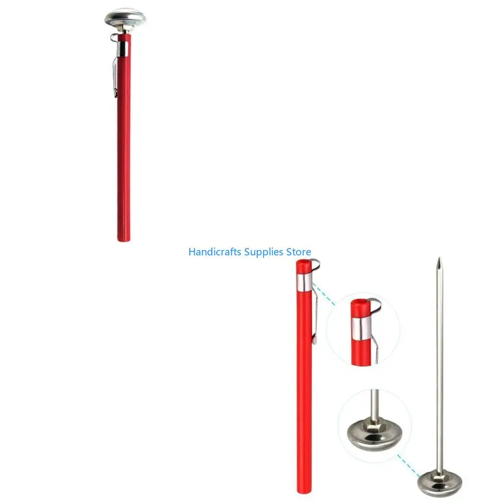R1WA Large Thermometer Steel Temperature Gauge Brewing Cooker Supplies for Home