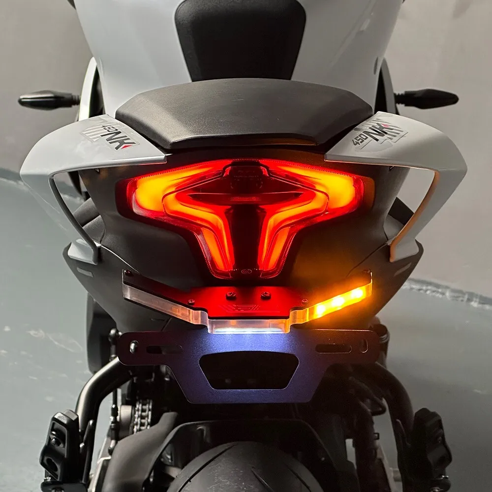 

For CFMOTO 450SR/SRS/SS/NK 300SR Tail Tidy License Plate Holder LED Signal Light uchwyt tablicy rejestracyjnej do motocykla