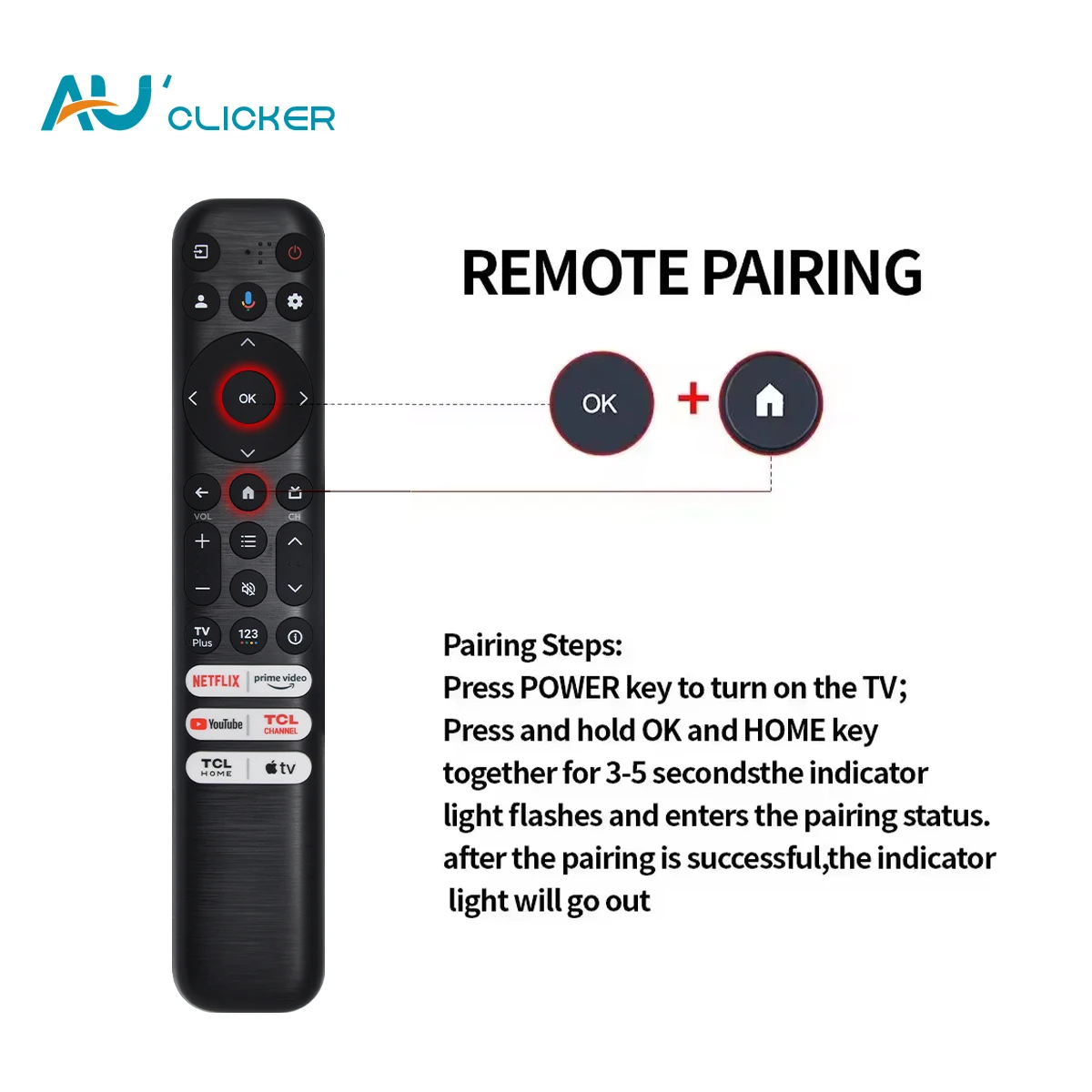 New RC813 FMB1 For TCL Smart TV Remote Control FMB3 55Q650G 55Q670G 70S470G 85QM850G