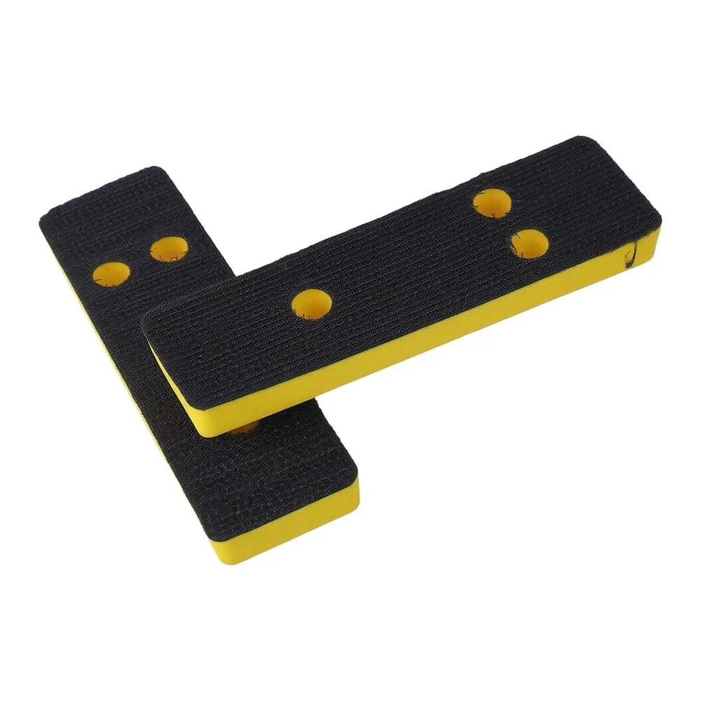 2PCS Backing Pad Rectangular Polishing Chamfering And Sander 30x100mm For Grinding Polishing Metal Wood 2PCS Backing