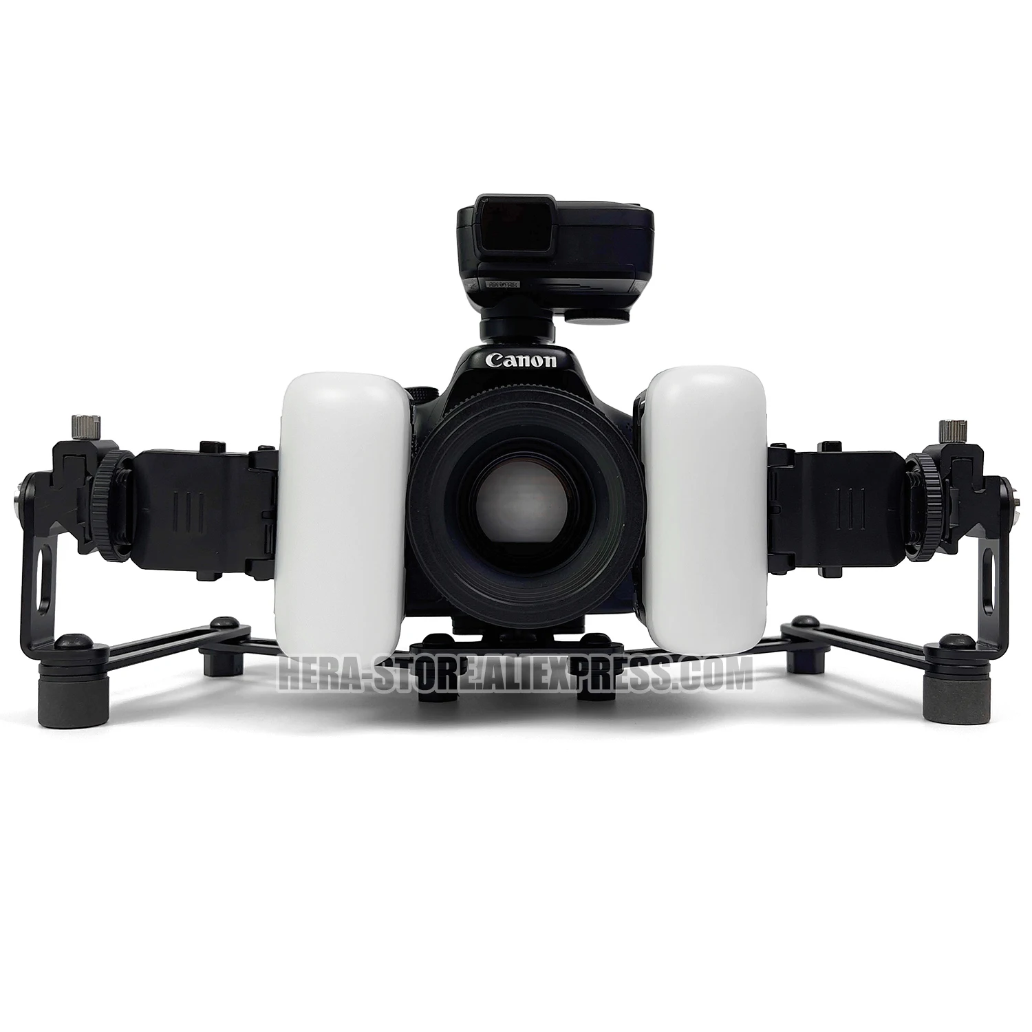 Godox MF12 Orale Makro-Fotohalterung, Doppelkopf-Kaltschuh-Blitzring für Zähne, ästhetisch, vollständiger Gebiss, maxillofacial-Fotografie – Detail 4