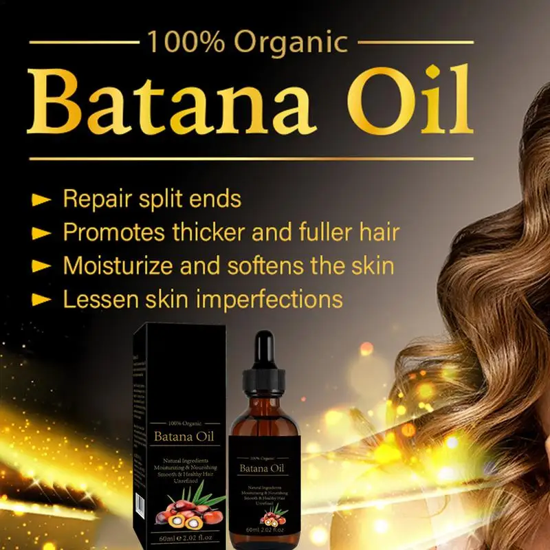 Trattamenti per capelli da 60 ml per donne Olio di Batana per capelli Oli di Batana organici puri professionali per la cura dei capelli