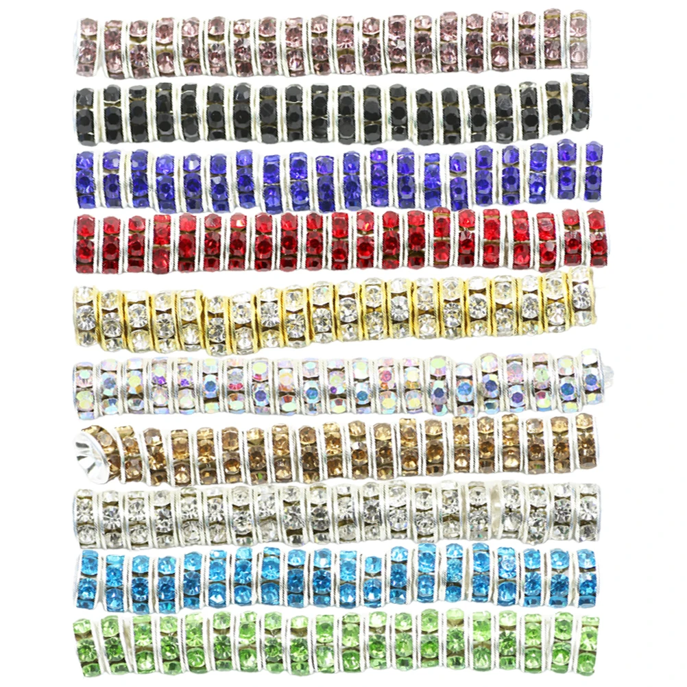 

200Pcs Glazes Glass Beads for Jewelry Making Spacers Charms Necklaces Bracelets Craft Supplies Beads for Jewelry Making