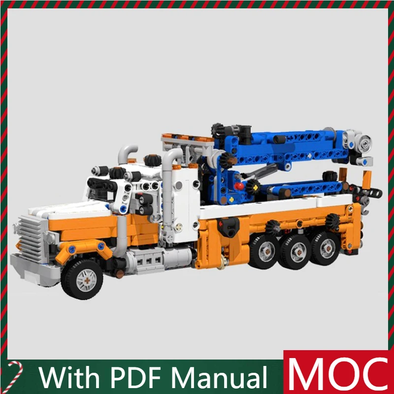 

1025 шт., хит продаж, оранжево-белый кран, модель грузовика, модульные строительные блоки, детская сборка, дисплей, игрушки, фестиваль, подарок-сюрприз