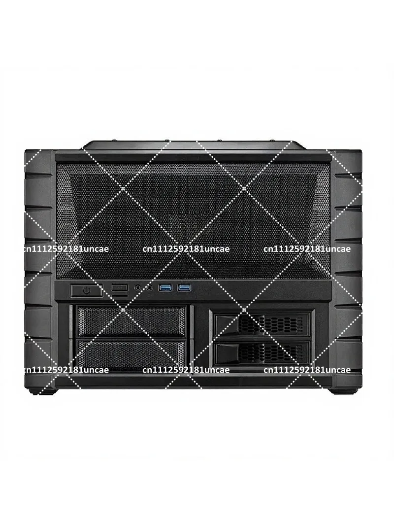 XB EVO Computer Case, ATX Motherboard Horizontal Chassis with Dual Fans