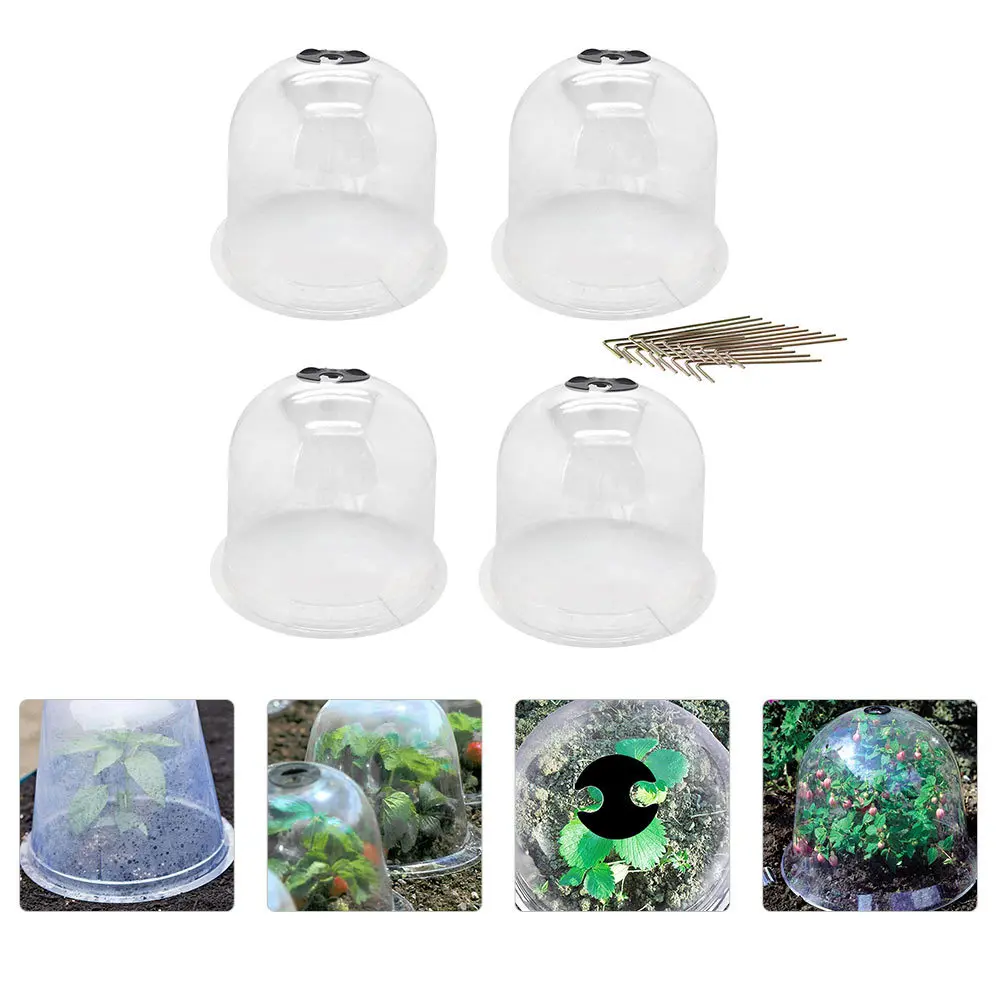 

4Pcs Plant Anti-Freeze Cover Reliable Waterproof Insulation Cover for Outdoor Potted Plants Vegetables Flowers Greenhouse Supply