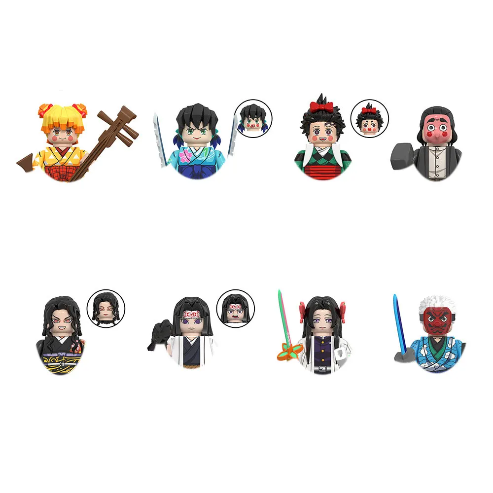 

8pcs/set Building Blocks Movies WM6116 WM6137 WM6138 Anime mini Action toy Figures Assemble toys WM6162 WM6163