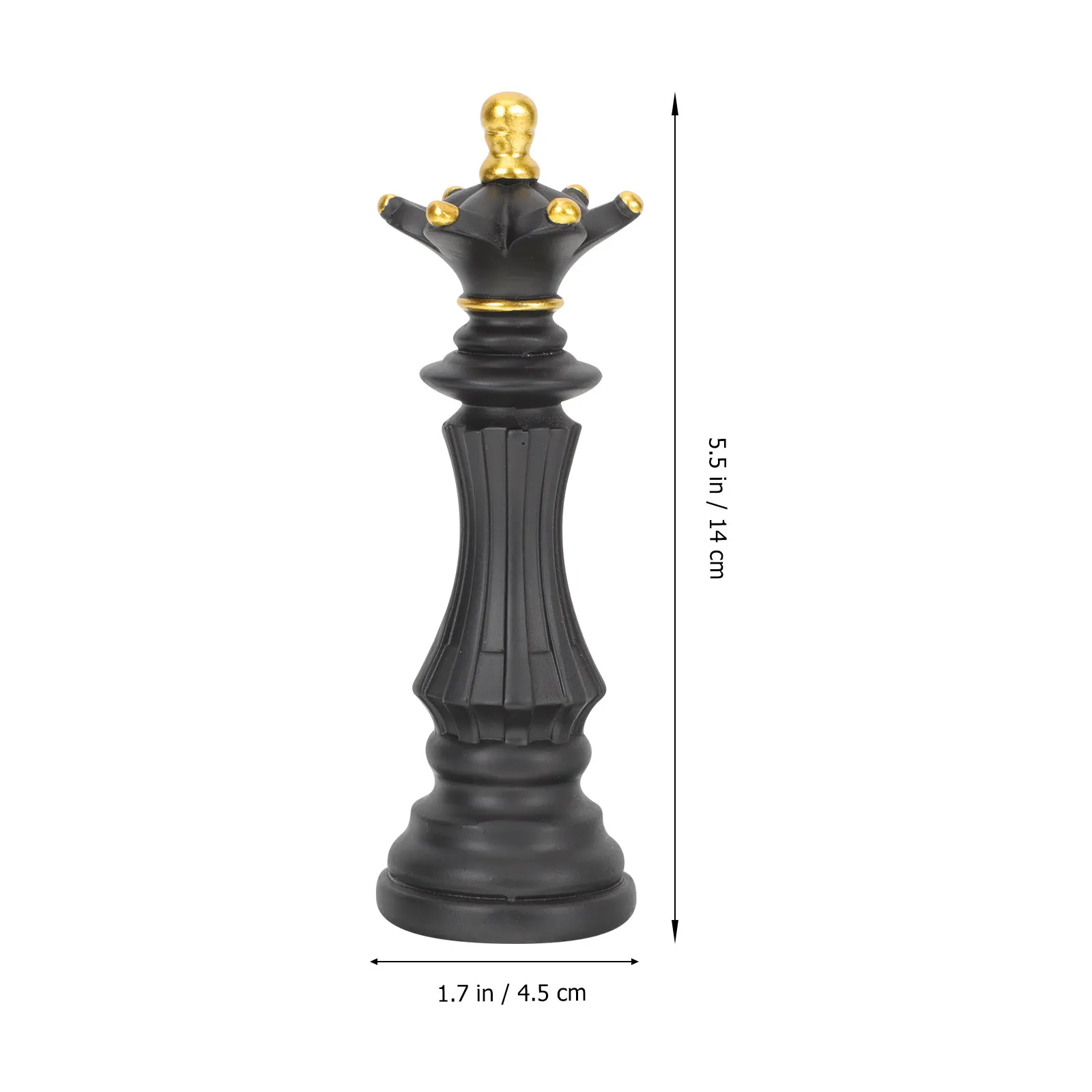 Chic Resin Chess Decoration Functional Art Sculpture for Bookshelf Cabinet Living Room Minimalist Design Home Holiday Gift Idea