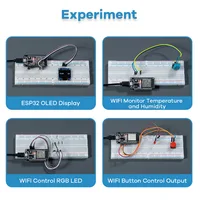 ESP32 WIFI Tech Kit Starter Kit pour ESP32 ESP-32S WIFI Tech ESP32 WIFI Carte de développement citations Capteur d'affichage esp32 kit desenvolv 5