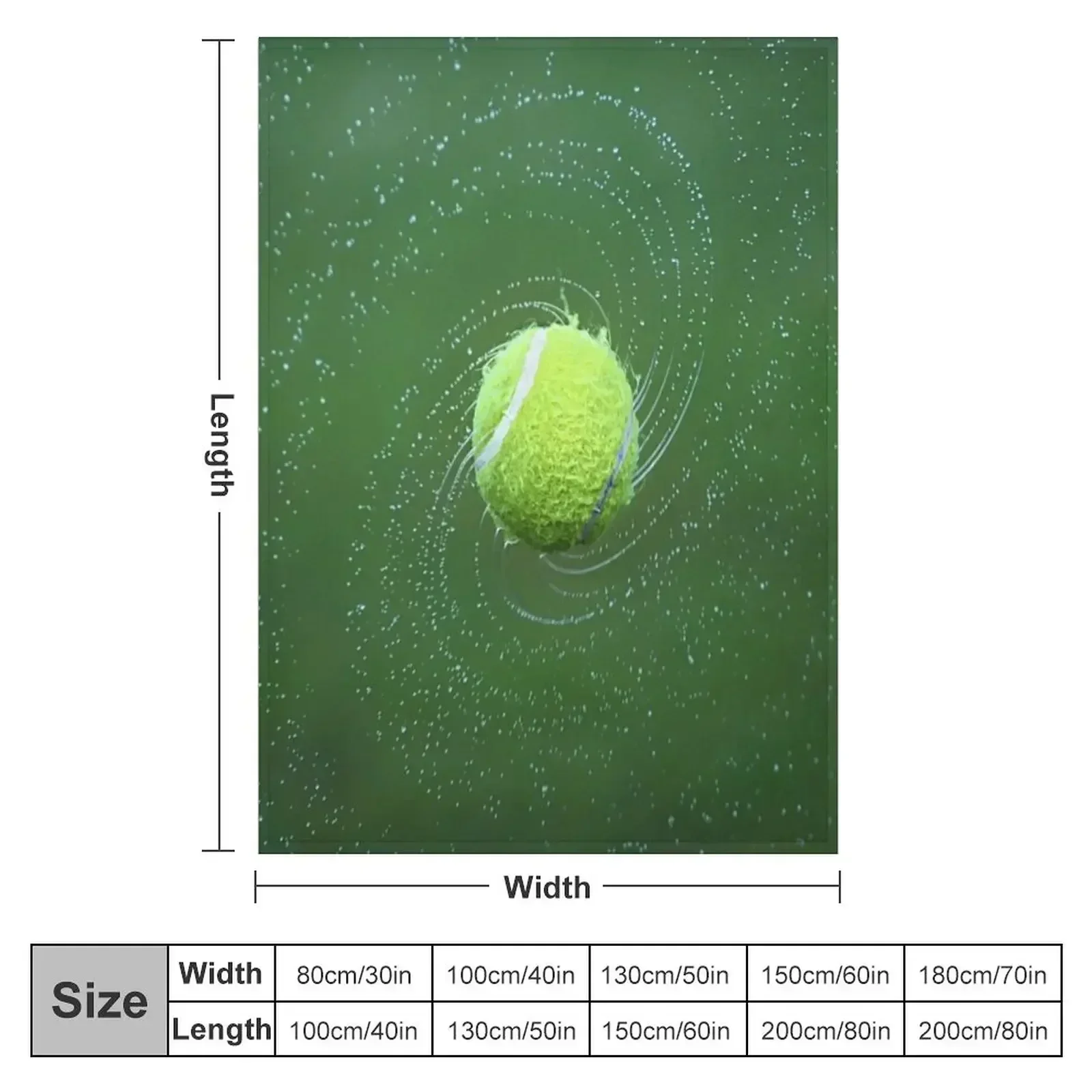 Tennis ball Throw Blanket Bed Fashionable Flannels Single Blankets