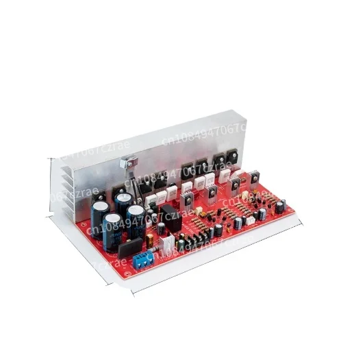 

Household finished 700W high-power power amplifier board Fever inlet tube Dual channel 2.0 power amplifier board Pure rear stage