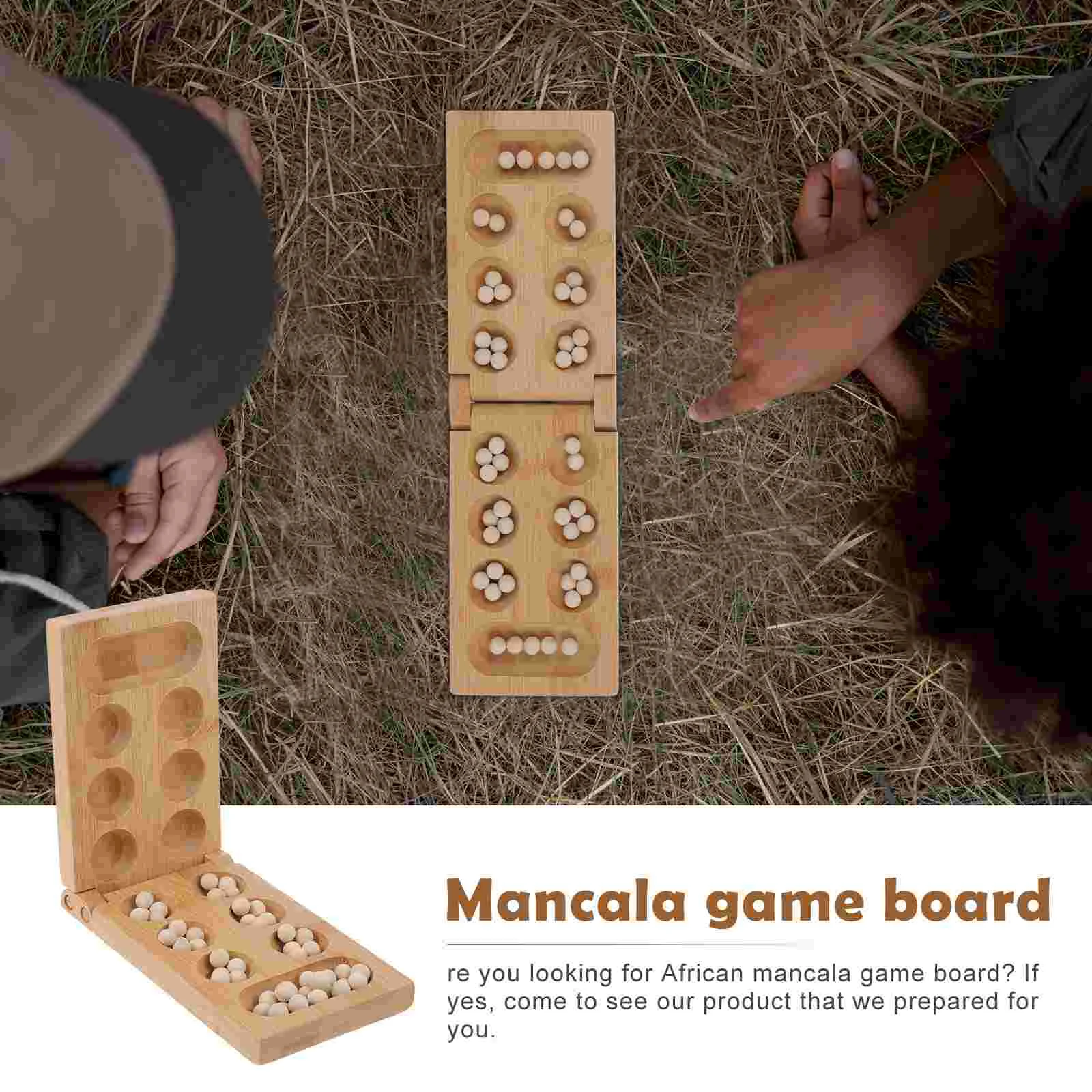 Brain Chess Playset Mancala Marble Game Wood Montessori Game Preschoool Board Game Chess Board Game African Chess