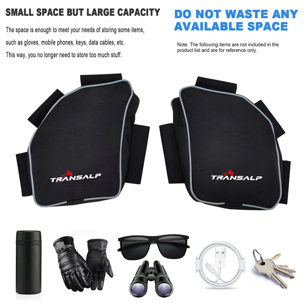 For XL750Transalp XL750 TRANSALP Motorcycle Frame Crash Bars Waterproof Bag Travel Repair Tool Placement Bag New view 5