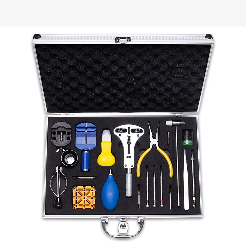 

Aluminum alloy set Watch Repair Tool Kits Watch Link Pin Remover Case Opener Spring Bar Remover Movement Lid Opener Pry Kits