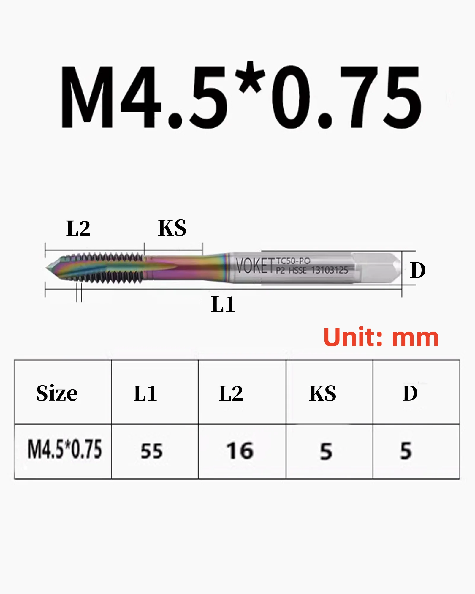 3pcs Combination Drill Tap &Tip Tap Bit Set Nano Blue Coated Screw Tapping Bit Tool High Speed Steel Drilling Tapping Bits