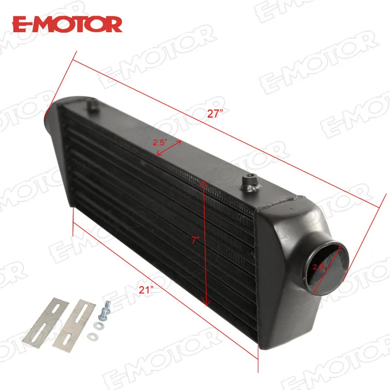 UNIVERSAL INTERCOOLER+PIPING KITS 27x7x2.5 2.5