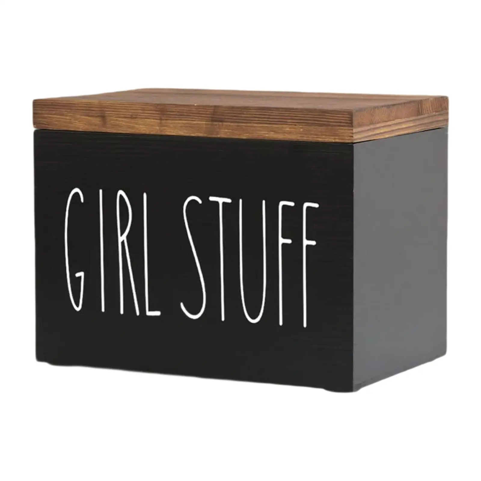 

Tampon Holder Farmhouse Bathroom Accessories Box Tampon Case Tampon Sanitary Pad Storage Box for Bathroom Women Girl Stuff