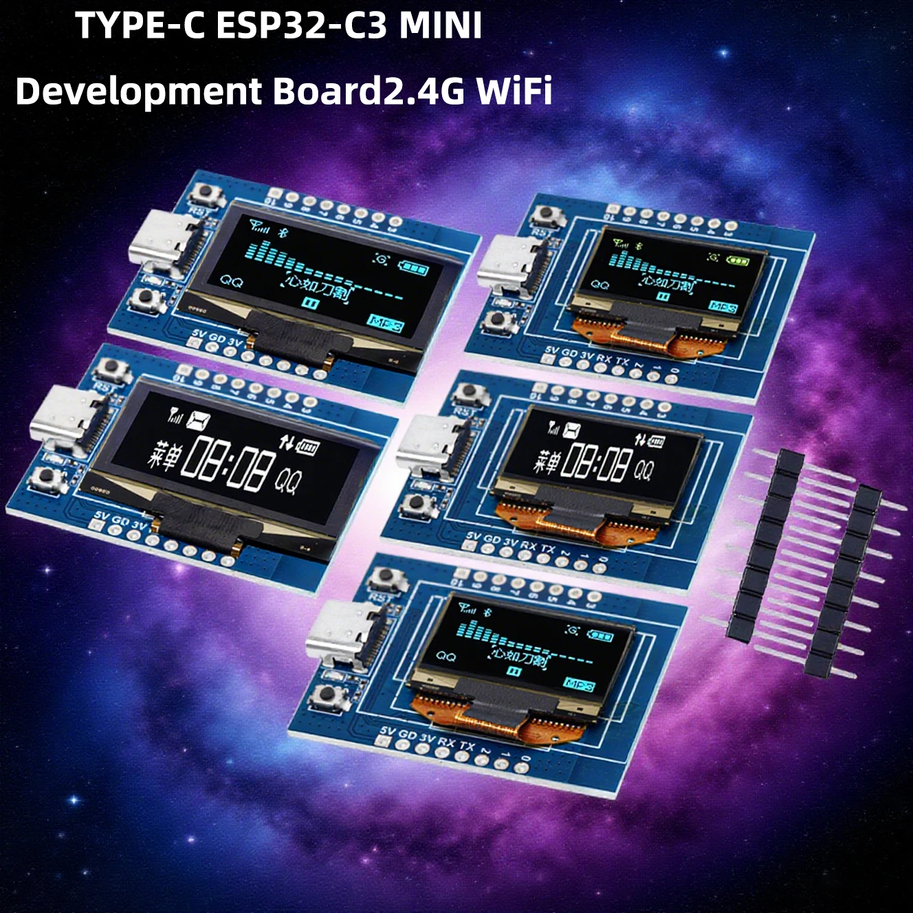 yZ[ztype-c ESP32-C3 MINI J{[h2.4G WiFi + BT4.0A0.96/1.3 C` OLED  ? 4MB tbVAZ~bNAei