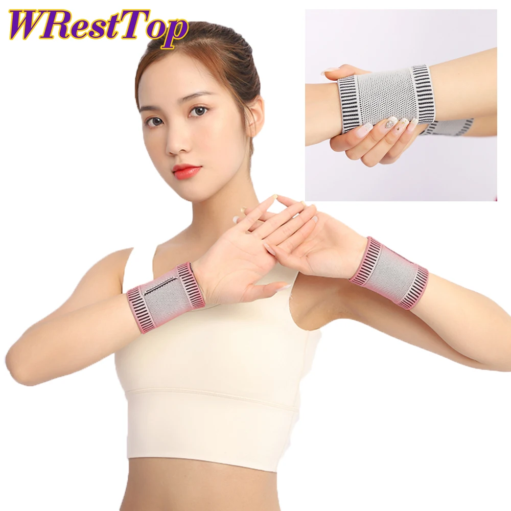 1Pair Graphene Wrist Brace, Wrist Support Right and Left Hand for Wrist Compression Wrap for Working Out, Tendonitis, Arthritis