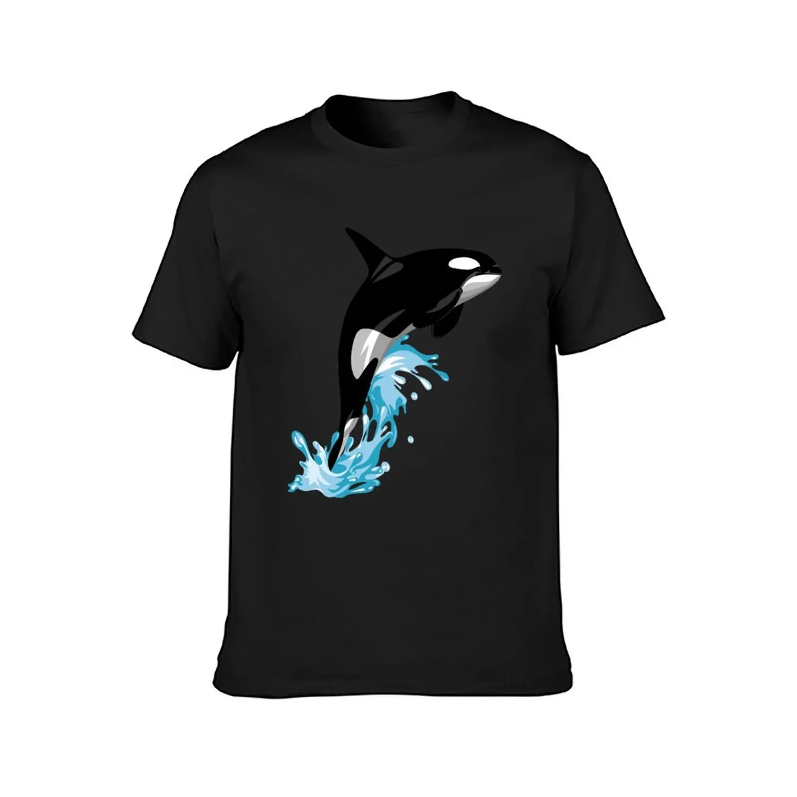 Orca T-Shirt plus size tops vintage clothes blanks tees Men's t-shirts