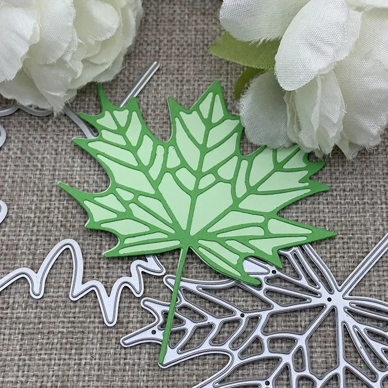 

New Maple Decoration Metal Cutting Dies Stencils For DIY Scrapbooking Decorative Handcraft Die Cutting Template Mold