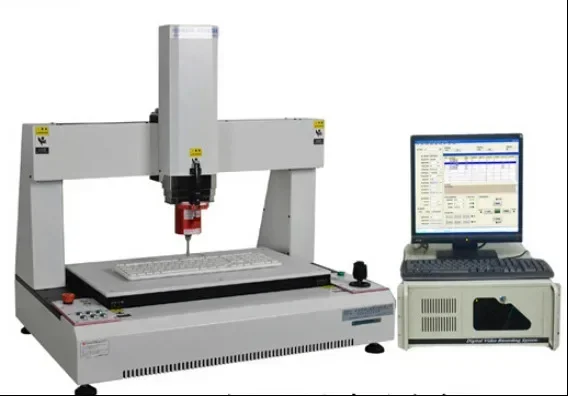 Three Axis Fully Automatic Button Load Curve Testing Machine for Quality Control in Manufacturing