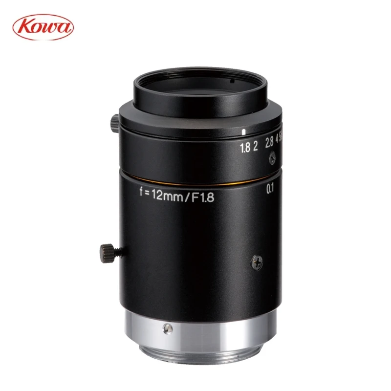 KOWA Industrial Fixed Focal Length Lenses LM12JC10M 200Lp/Mm Resolution With High Transmittance From Visible To Near-Infrared.