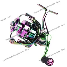 All-metal spinning  wheel fishing wheel far casting wheel sea pole  anchor fishing  gear colorful