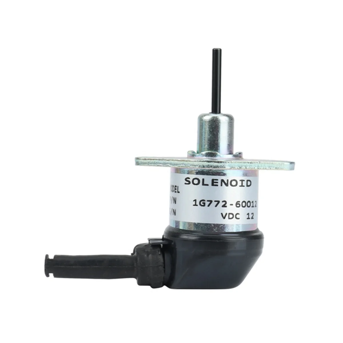 12V Fuel Shutdown Solenoid Valve 1G772-60014 1G772-60012 for Kubota Engine V2607 V3300 V3600 KX057-4 M6040FC SVL75