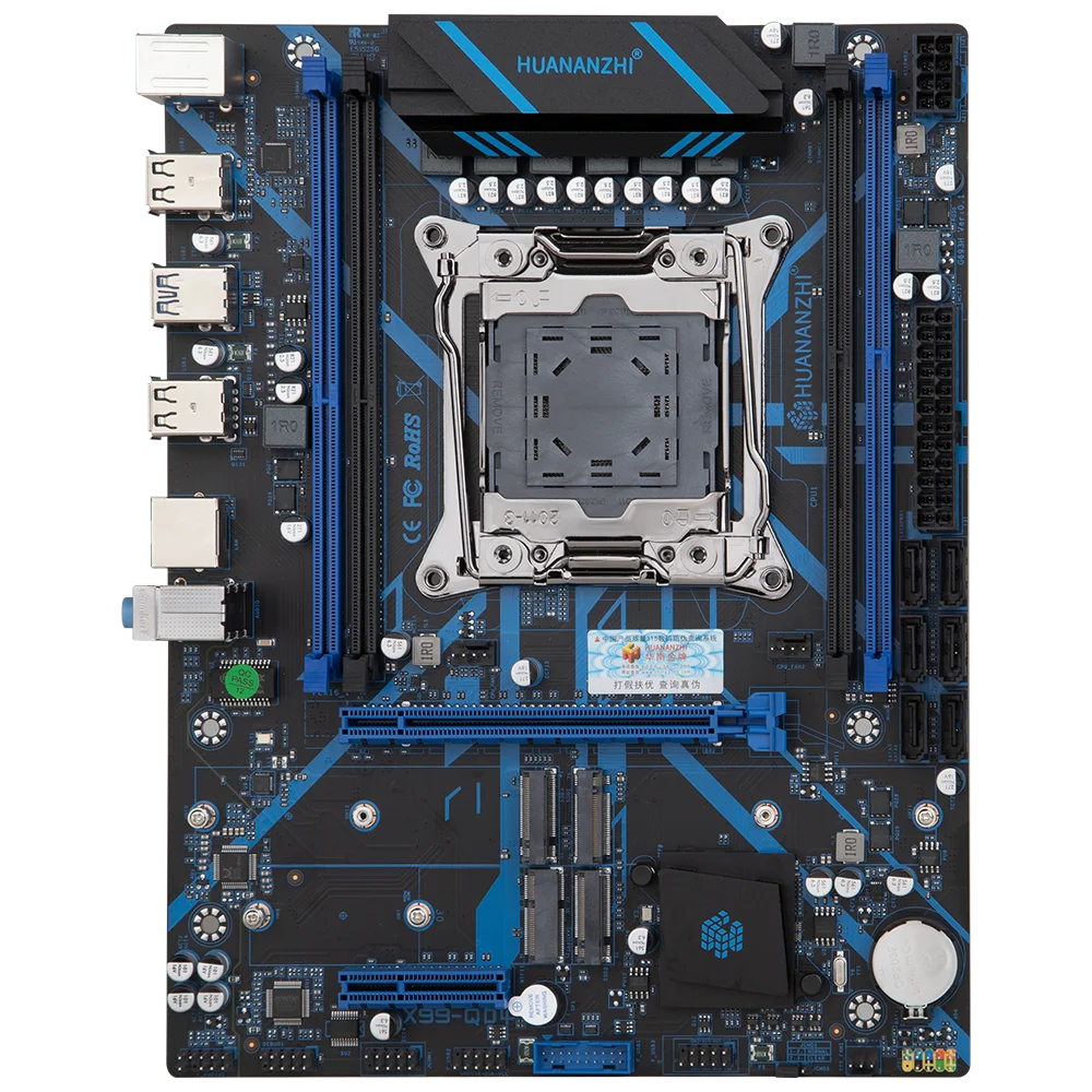 HUANANZHI X99 Motherboard QD4 Xeon LGA2011-3 E5 ALL Serise DDR4 RECC NON-ECC Memory NVME M.2 USB3.0 SATA PCIX16 SATA3.0