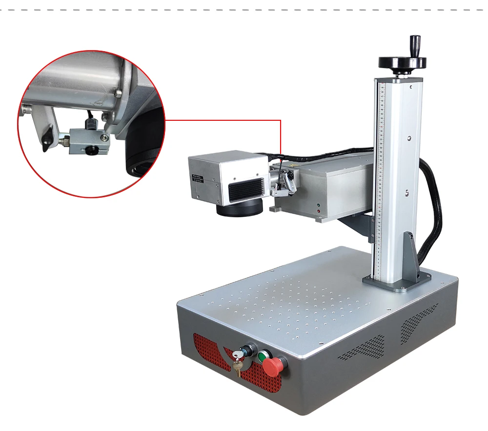 Hunst Laser Modul Rot Laser Locator Teil Werkzeuge Durchmesser 12mm Licht Halter für CO2 UV Faser Kennzeichnung Maschine – Detail 8