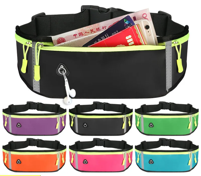 Fitness Women's Fashion Versatile Small Waist Bag Sports Waist Bag Women's Mobile Phone Bag Multifunctional Bag Running Men