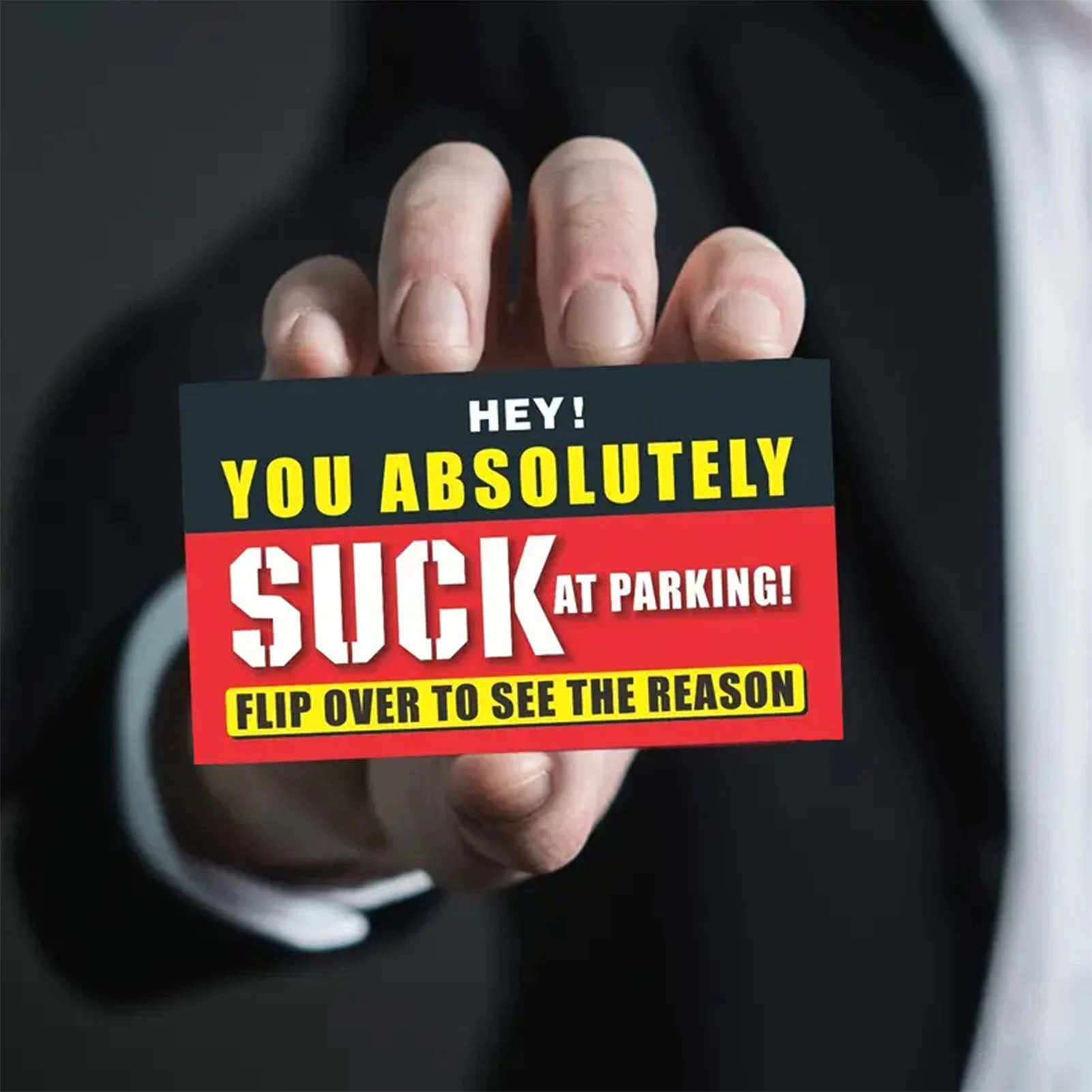 You Absolutely Suck At Parking Cards with Multi Violation Reasons Cards Surprise Your Friends Family