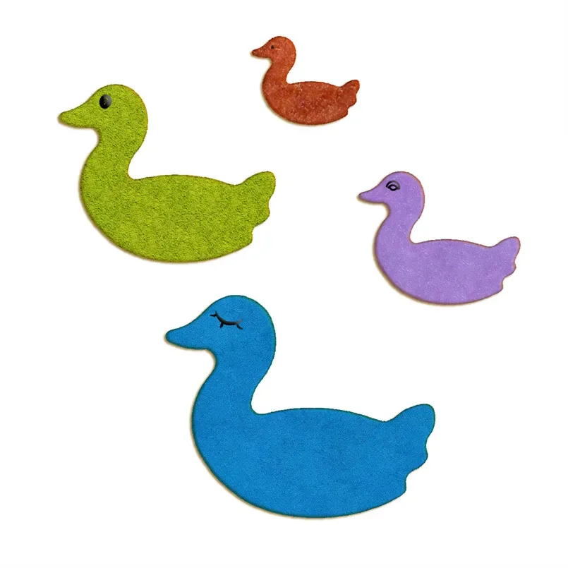 Four Specifications Cartoon Animals,Ducks Playing Water,Plastic Molds,Cake Fondant Tools,Cookie Sushi and Fruits Cutters