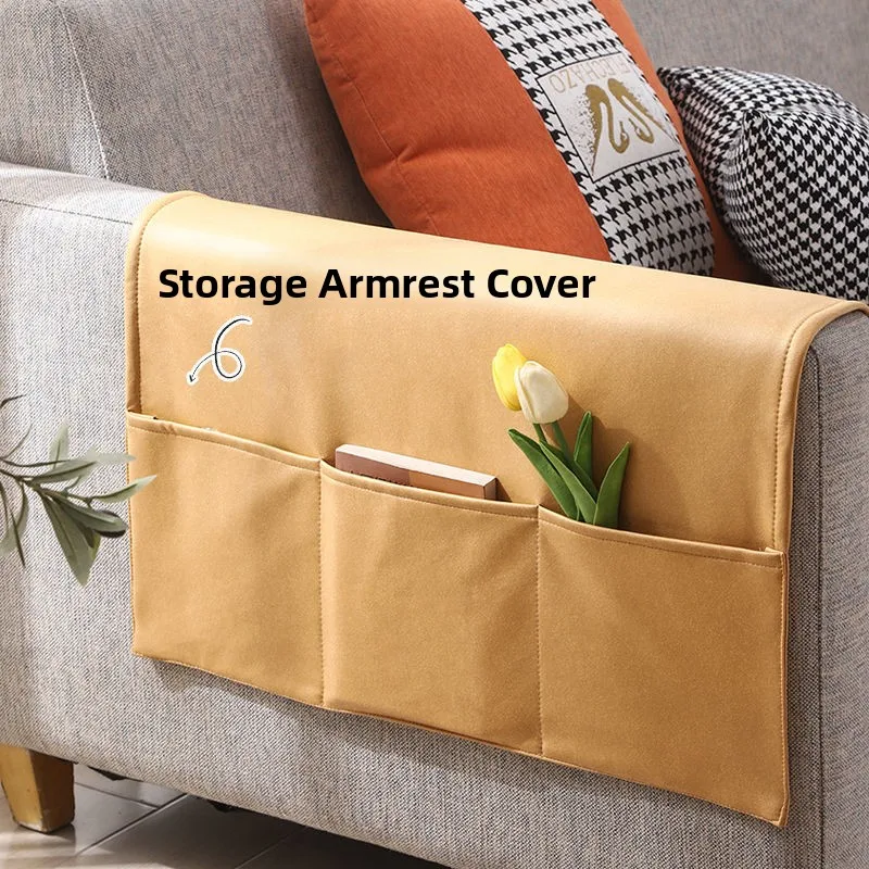 Waterproof Dustproof Tech Fabric Sofa Cover Protector  Scratch Resistant Armrest Towel Storage Bag Universal Cover Sheet