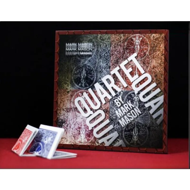 

Quartet Gimmicks by Mark Mason Card Magic Trick Close Up Magic Magia Magie Magicians Prop Accessory Illusion Gimmick Tutorial