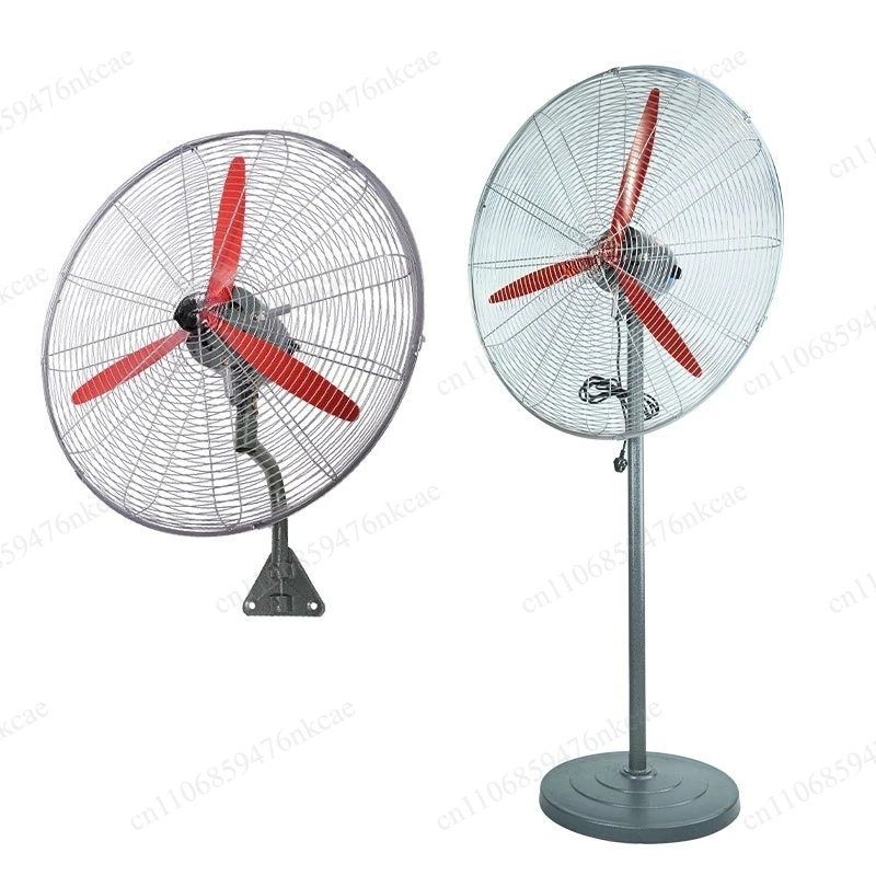 Fan high power pure copper motor factory workshop wall hanging fan floor fan silent
