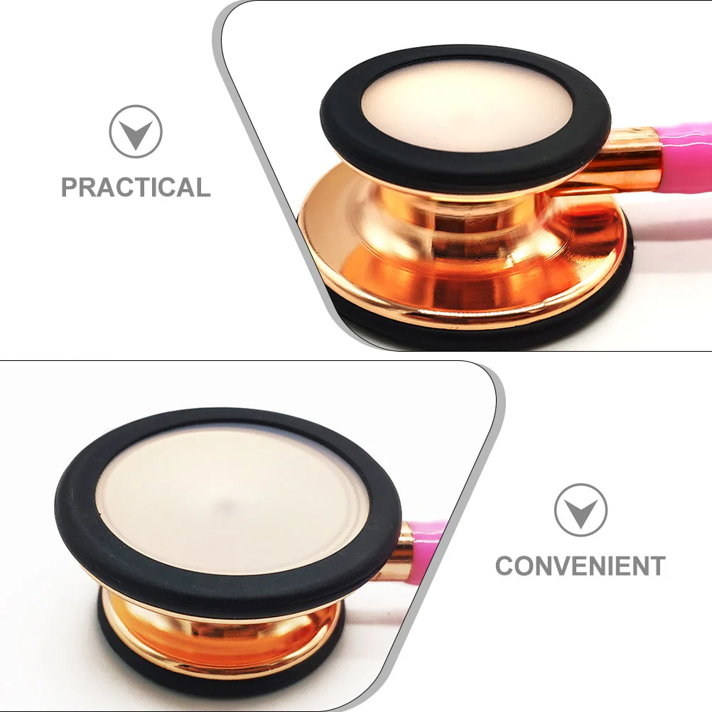 2 Pcs Stethoscope Accessories Membrane Diaphragm for Covers Replacement Aldult Parts Pediatric Membranes Pvc Child