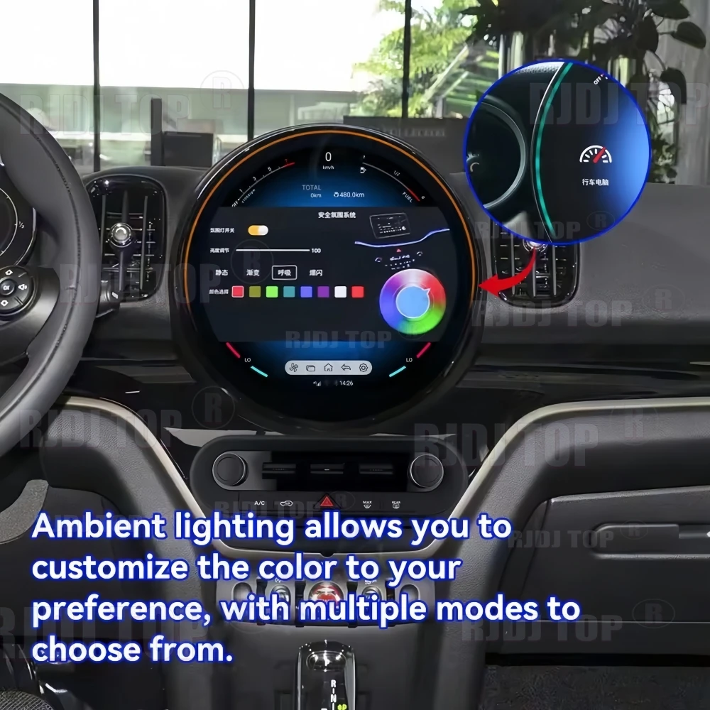 11.8 inch For BMW Mini Cooper Countryman F60 2017-2025 Android Navigation GPS Multimedia Player Carplay Stereo 5G WiFi Bluetooth