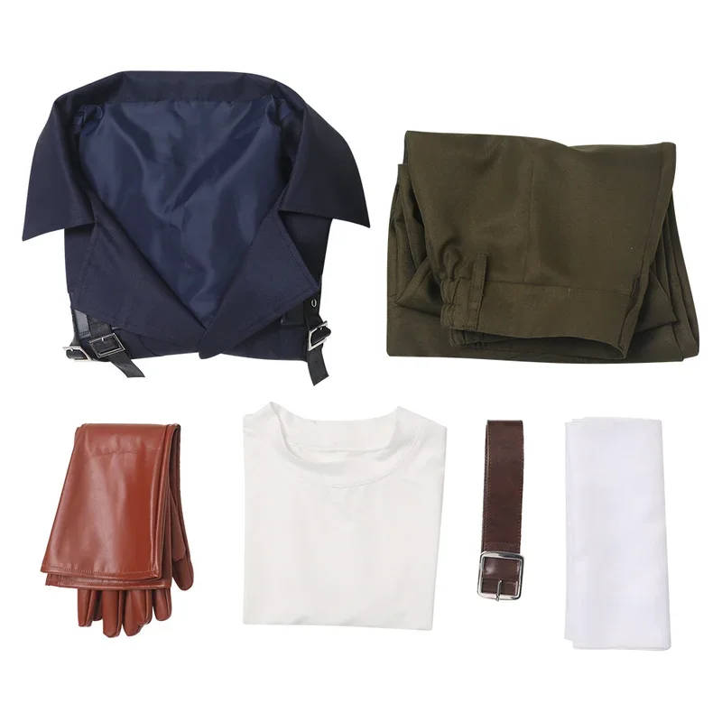 Cid Cosplay juego de viento Final Cosplay disfraz de fantasía Anime disfraz chaqueta guantes traje hombres juego de rol traje de fantasía de Halloween