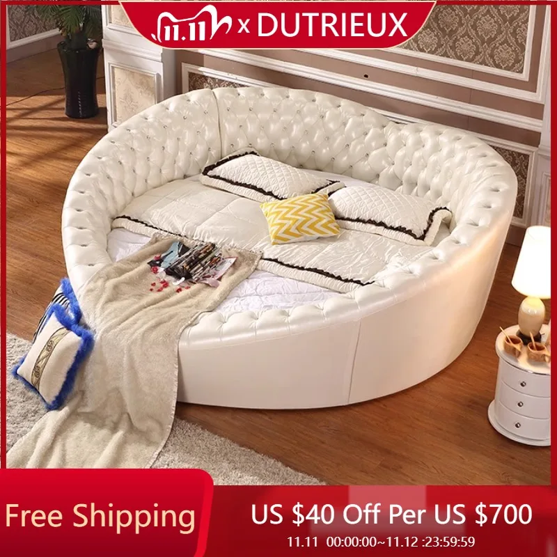 

Белая кровать королевы, японский современный удобный дизайн татами, милая эстетичная милая кровать для отеля, экономия места, уникальная мебель Muebles