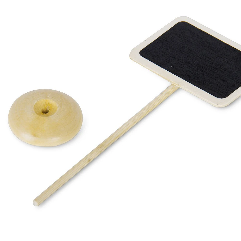 10 Pcs Creative Message Board Mini Chalkboard Blackboard with Base Holder Child