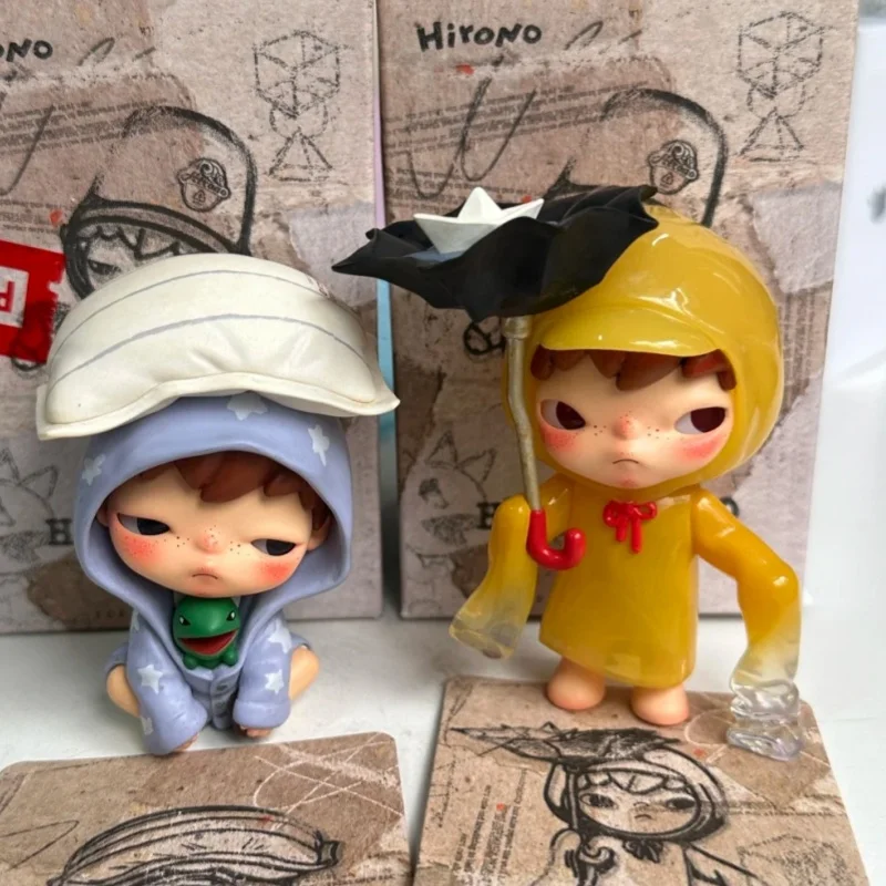 Caja ciega Pop Mart Original, serie Hirono Echo, caja sorpresa misteriosa, bonita muñeca de acción, adorno de escritorio, juguete, regalo de cumpleaños