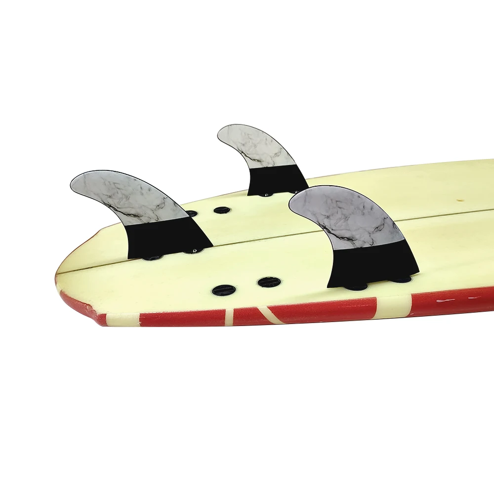 Triples Fins de Surf g5/g7 FCS M/L, en fibre de verre marbrée, propulseur Sup, accessoires de Surf, stabilisateur de Kayak