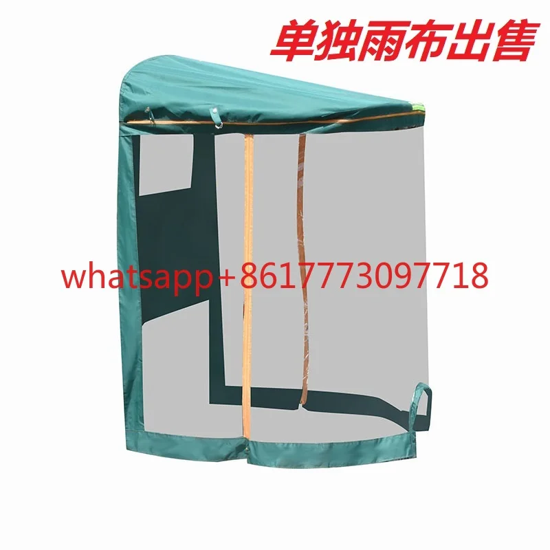 Xigan electric tricycle carport, cab sunshade, front windshield, fully enclosed canopy, rainproof canopy