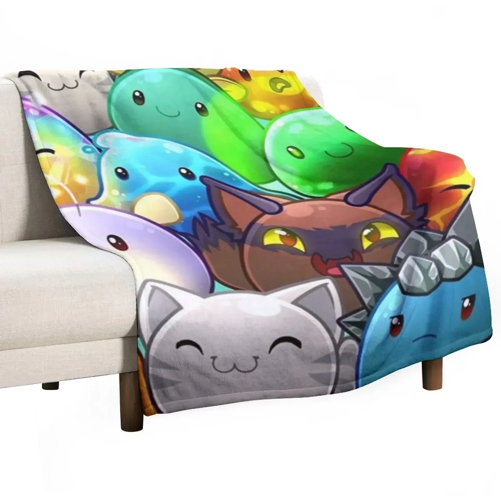 Slime rancher Throw Blanket Decorative Sofa Designers Hair Winter beds Blankets