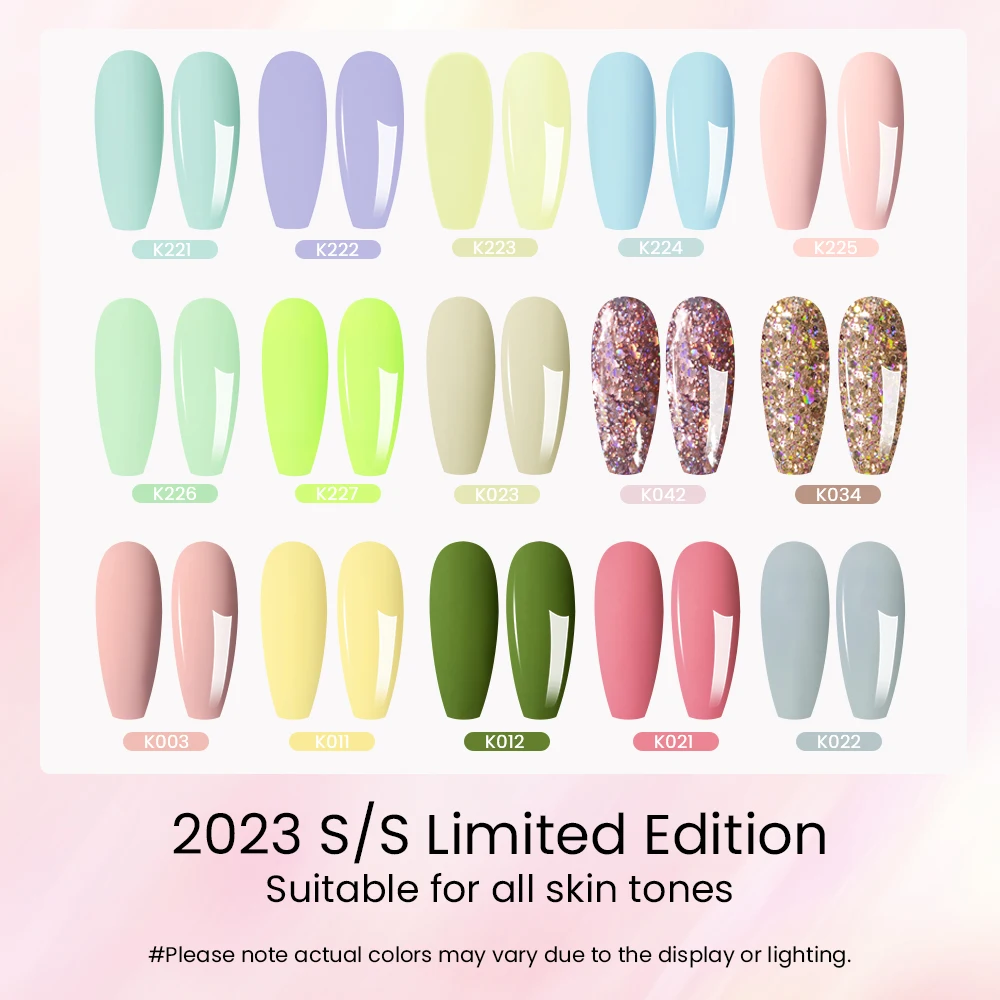 MAYCHAO 12ml Rainbow Gel Nail Polish Gel Semi Permanent Nail Gel Varnish Soak Off UV Gel for Base Top Coat For Nail Decorations